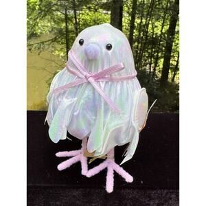 New Target Hyde and Eek! Featherly Friends Whisper Ghost Bird Figurine Halloween